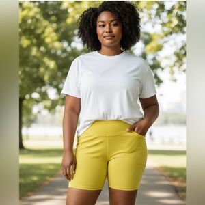 CALIA by Carrie Underwood Yellow Women's Shorts